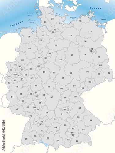 Karte von Deutschland