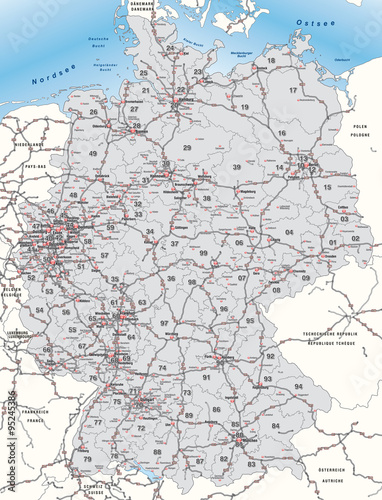 Karte von Deutschland