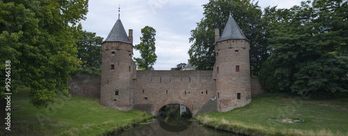 Tableau sur toile Monnikendam waterpoort.