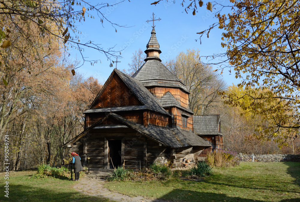 Traditional Ukrainian wooden architecture