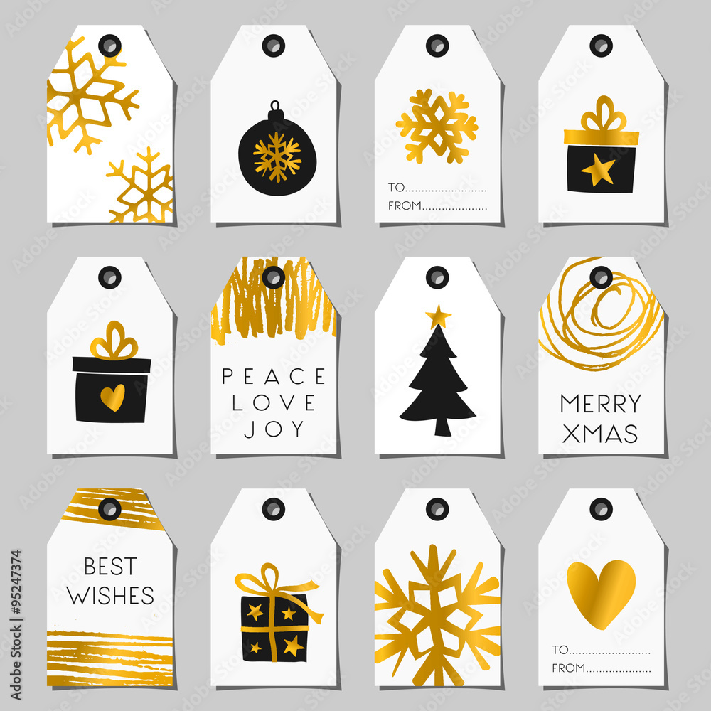Christmas Gift Tags Set