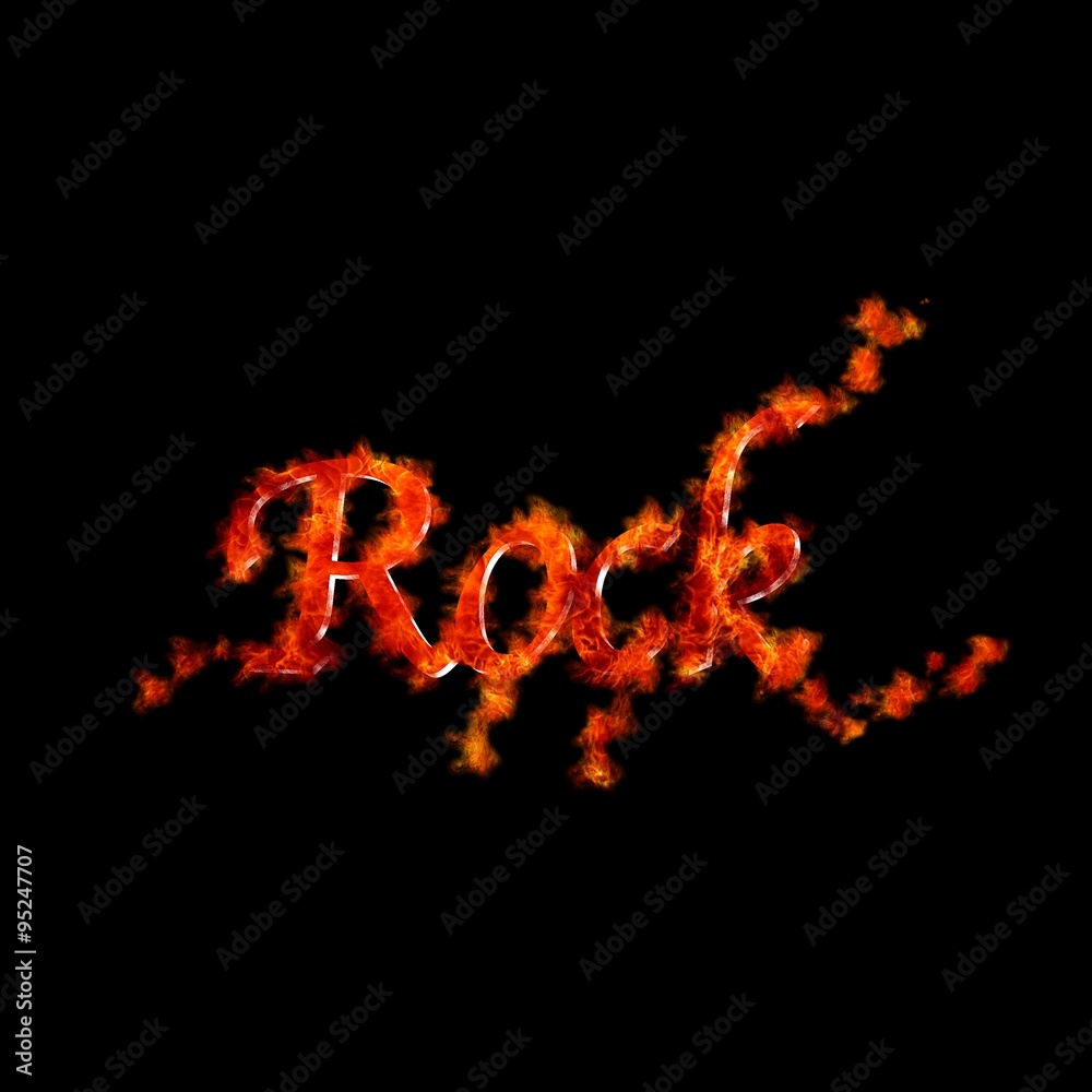 Rock en llamas.