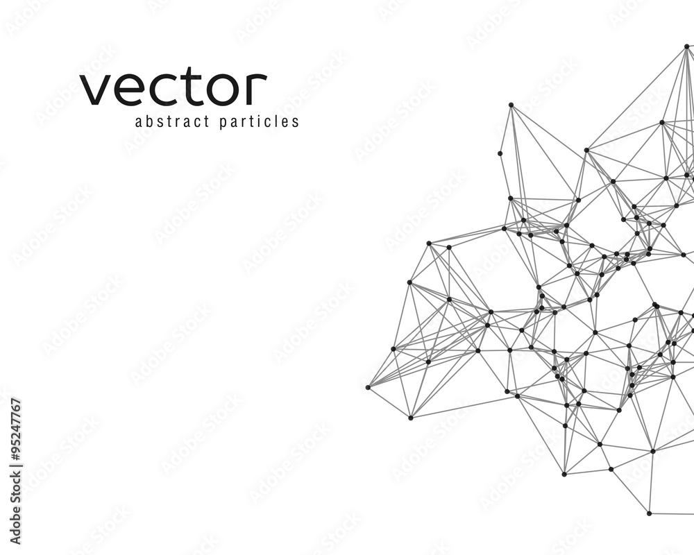Vector abstract particles Vector abstract particles