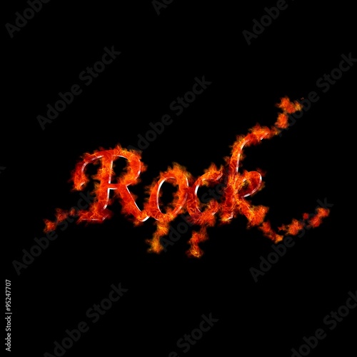 Rock en llamas.