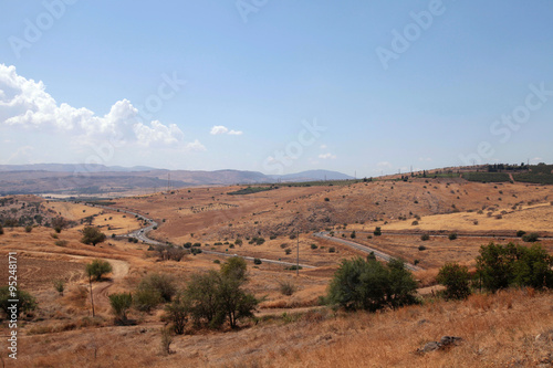 Beautiful countryside landscape, Galilee sea, Tiberias, Israel © Inna Felker