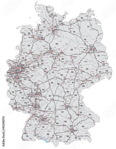Karte von Deutschland