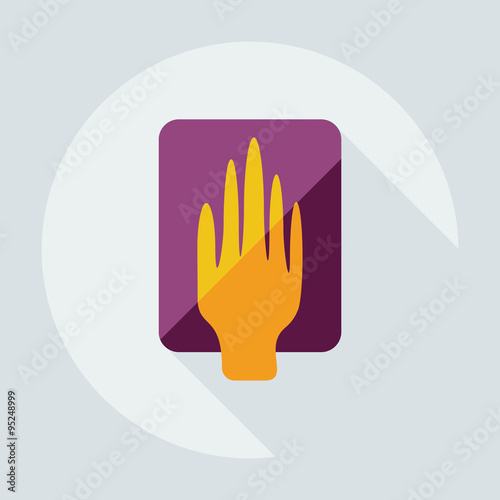 Flat modern design with shadow icons law