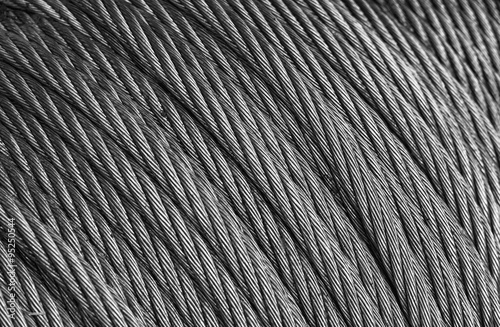Long steel cable