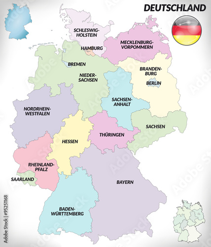 Karte von Deutschland