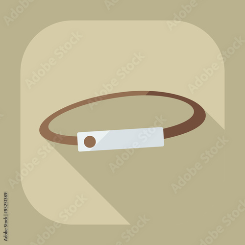 Flat modern design with shadow icon hoop