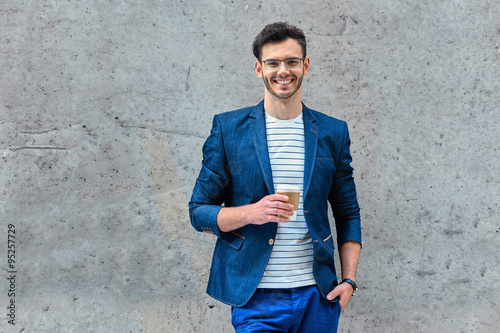 Fotografía Concept for stylish young man outdoors
