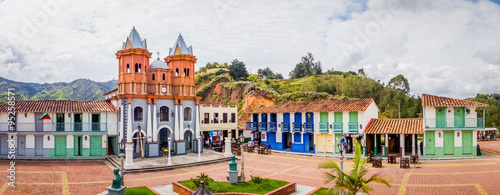 Beautiful Old town replica, Guatape, Colombia