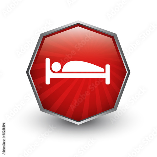 Hotel Übernachtung Bett Buchung Button