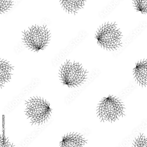 tumbleweed, seamless vector background, vector illustration, eps 10