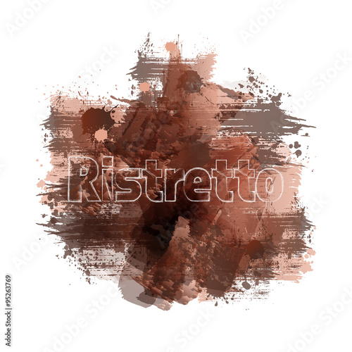 Ristretto | Hinweis Schild Café Bistro Bar Restaurant