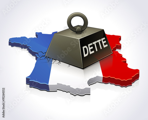 Poids de la dette en France