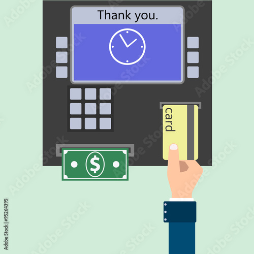 vector a cash dispense withdrawals