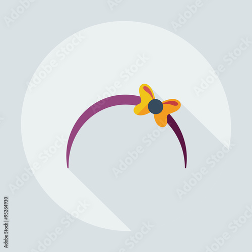 Flat modern design with shadow icons bijouterie