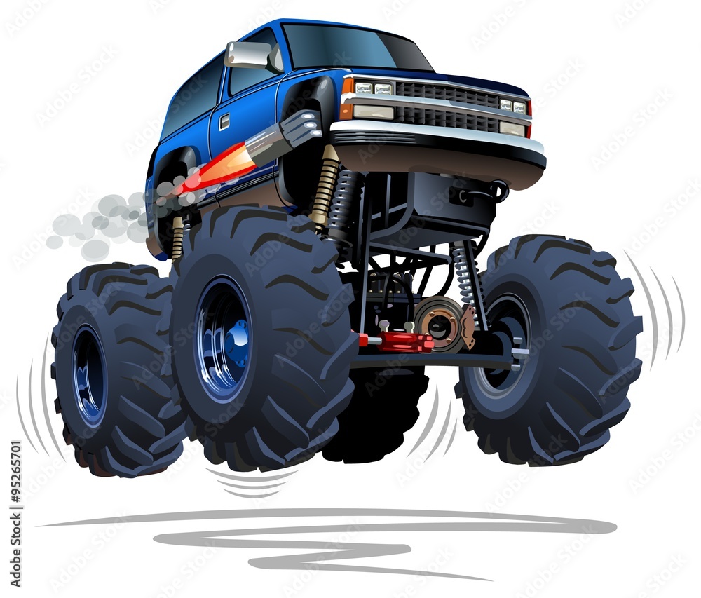Cartoon Monster Truck Cartoon Monster Truck