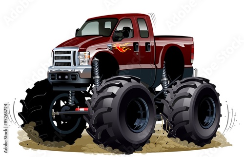 Cartoon Monster Truck