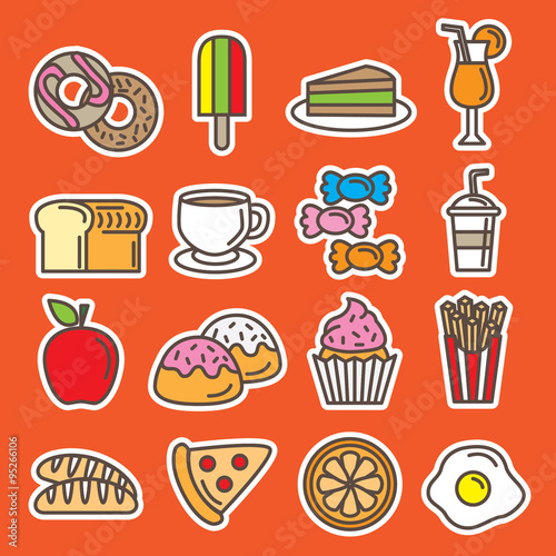food and beverage vector icons
