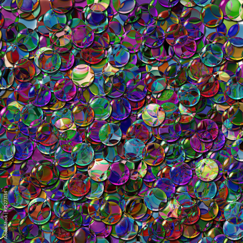 crystal balls mix color transparent