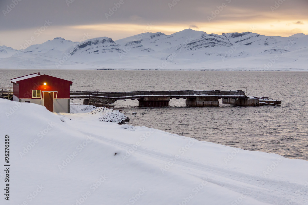 Barentsburg - Russian village on Spitsbergen Barentsburg - Russian village on Spitsbergen