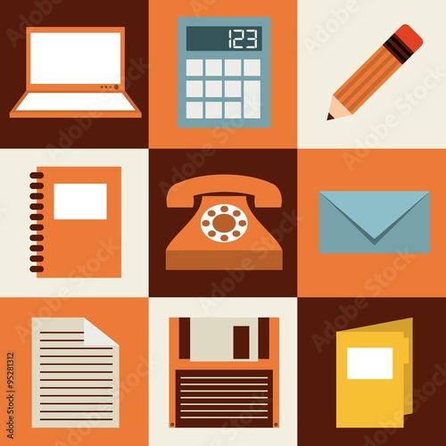 isolated retro icon 