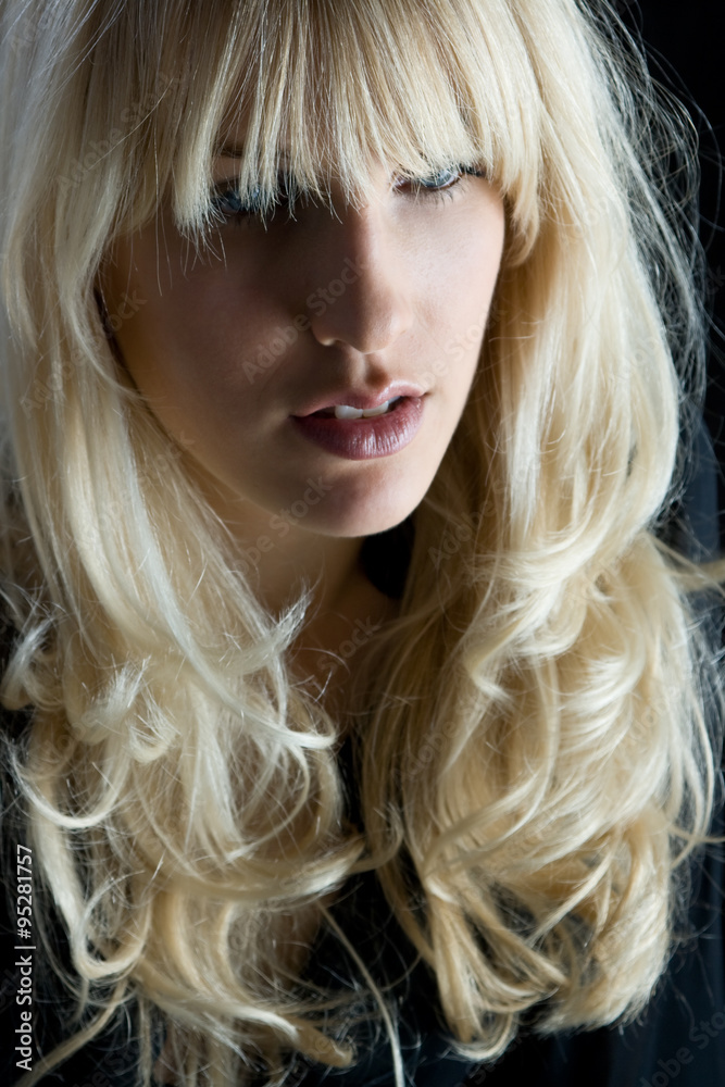 Portrait of young blond woman Portrait of young blond woman