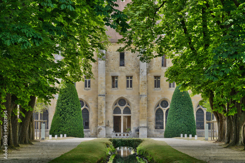 France, the picturesque abbey of Royaumont in Val d Oise photo