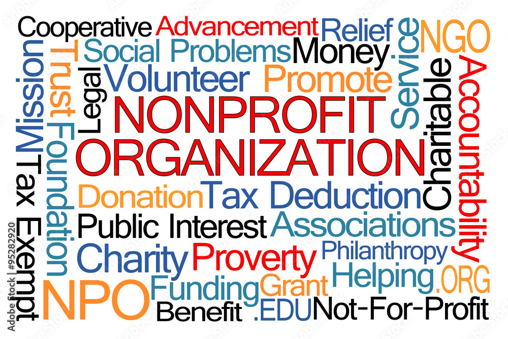 Nonprofit Organization Word Cloud