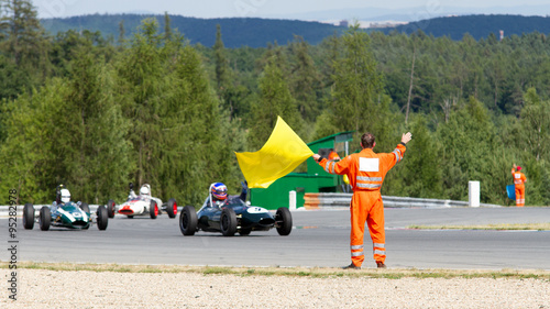 marshall in final lap historical race