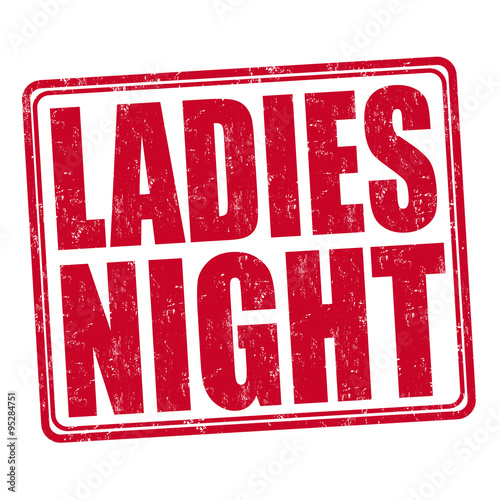 Ladies night stamp