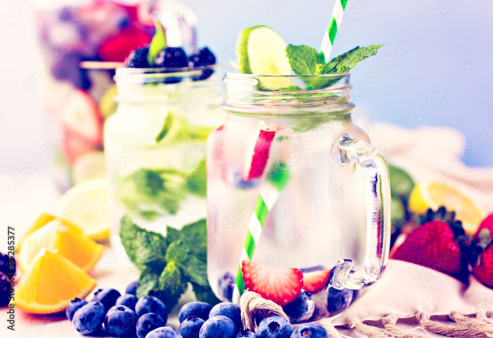 Infused water Stock-Foto | Adobe Stock