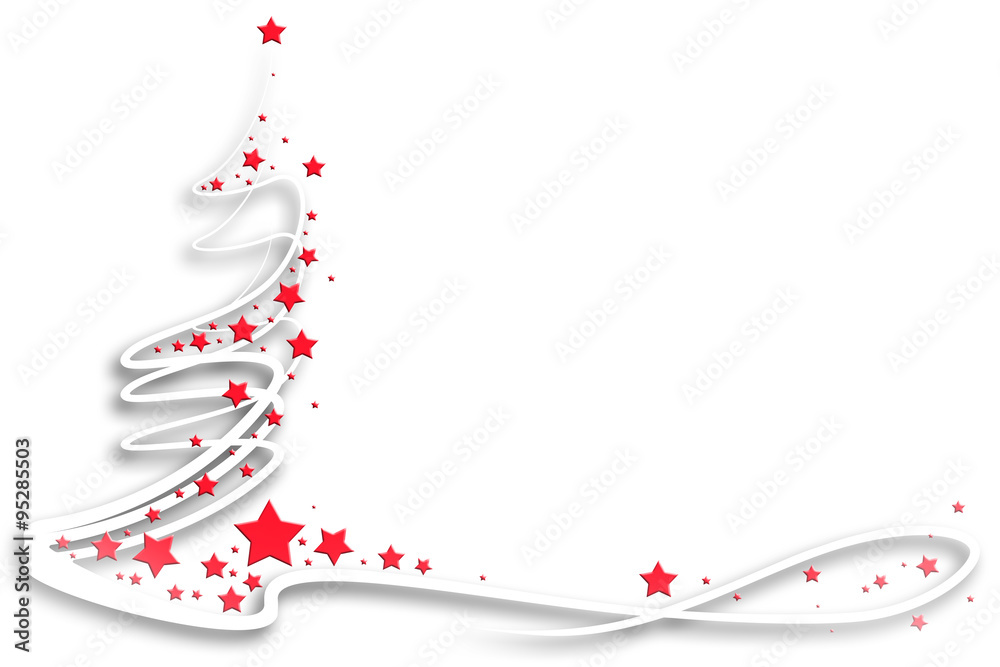 Naklejka premium Weihnachtsbaum 06