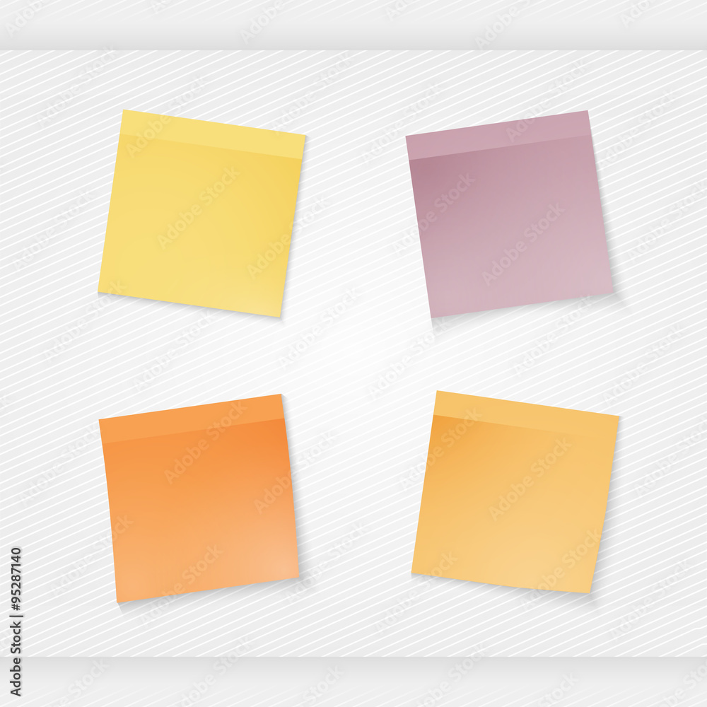 four stationery stickers four stationery stickers