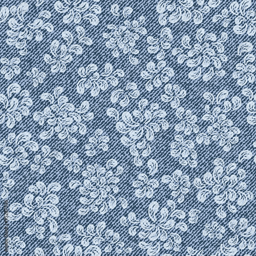 pattern with denim jeans background