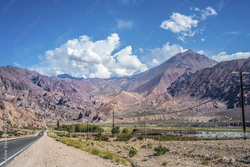 Fototapeta premium Lujan de Cuyo in Mendoza, Argentina