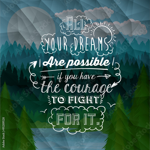 motivational poster message design 