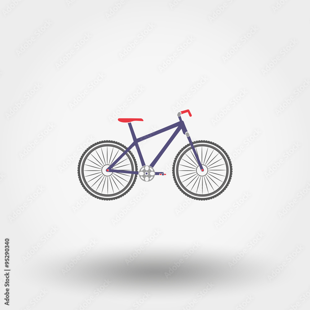 Bicycle icon. Bicycle icon.