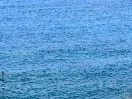 Waves of the blue sea