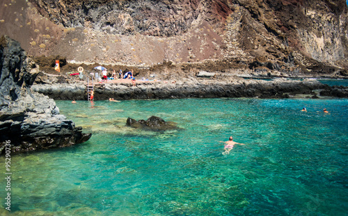 "Cala de Tacorón" at El Hierro, Canary Islands