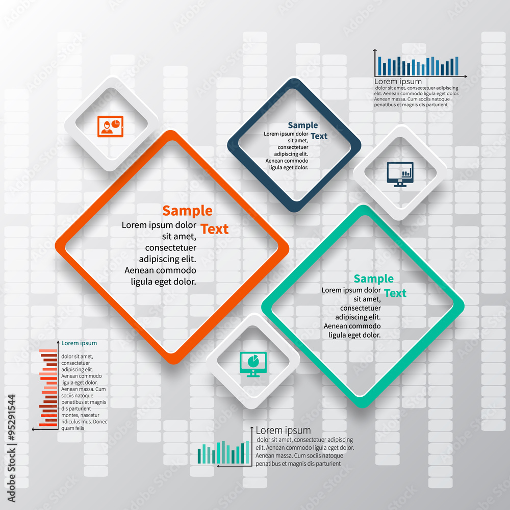 Abstract 3D Paper Infographics Abstract 3D Paper Infographics