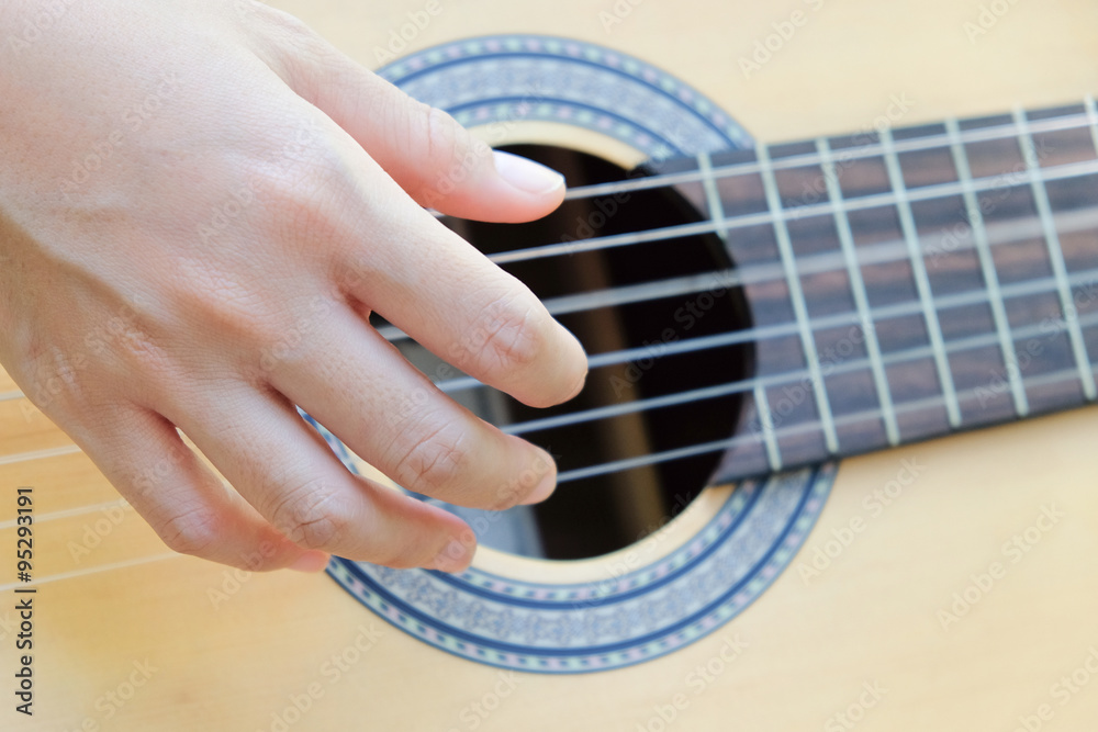 Fototapeta premium guitar player background