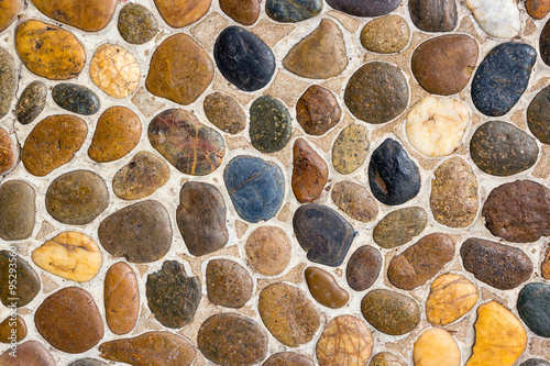 Pebble stone floor tile texture