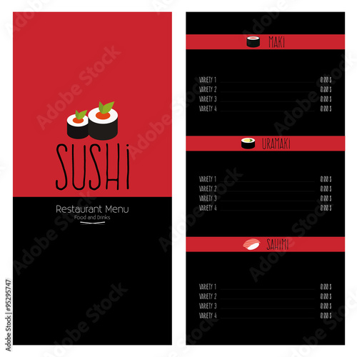 Sweet Suchi Menu
