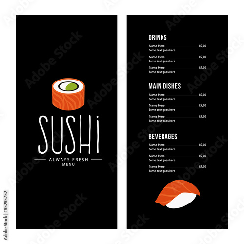 Sweet Suchi Menu