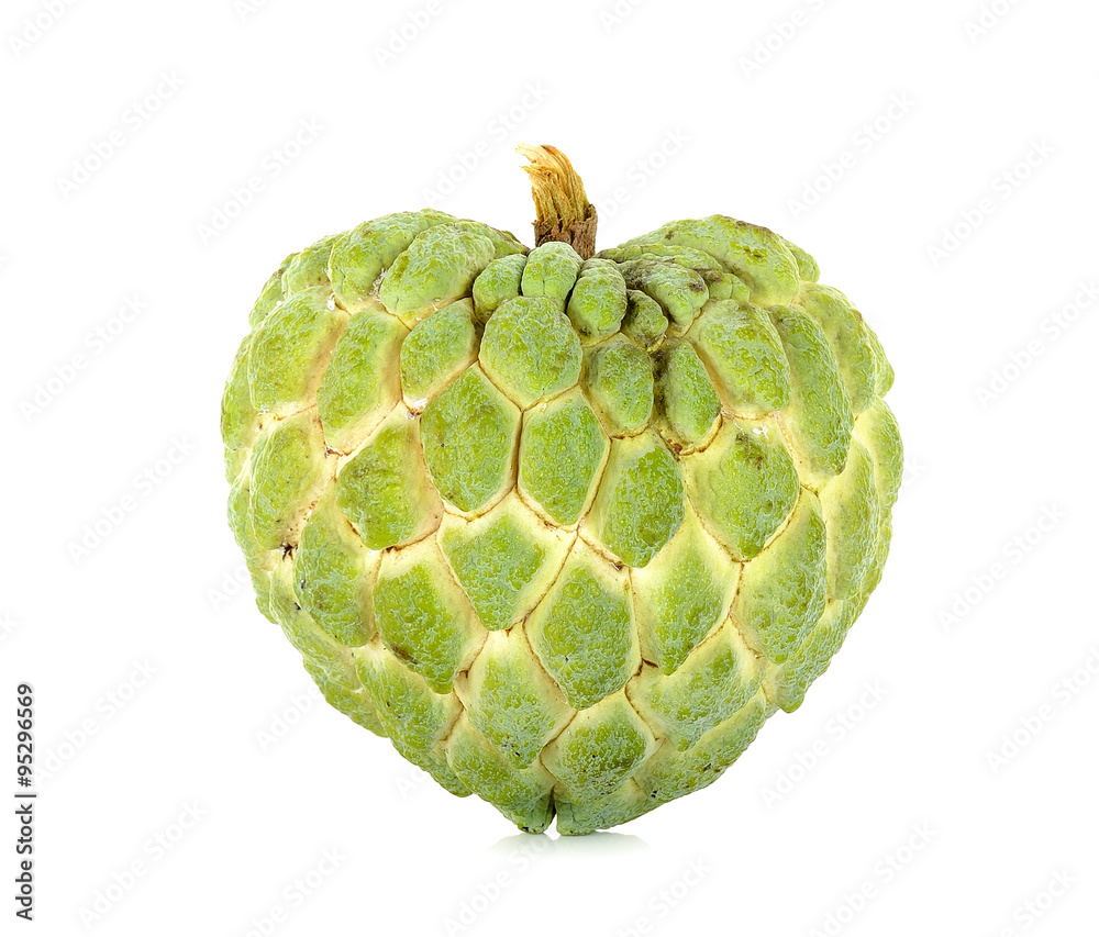 Sugar apple fruit isolated on the white background Sugar apple fruit isolated on the white background