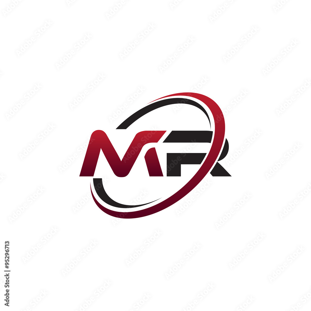 Modern Initial Logo Circle MR Modern Initial Logo Circle MR