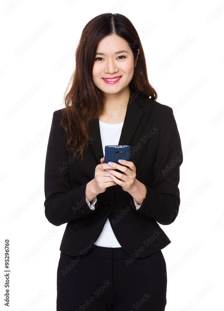 Businesswoman use of mobile phone Businesswoman use of mobile phone